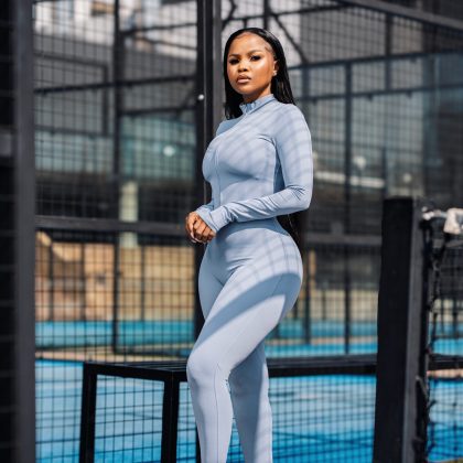 High Quality Blue jumpsuit ( Gymwear )